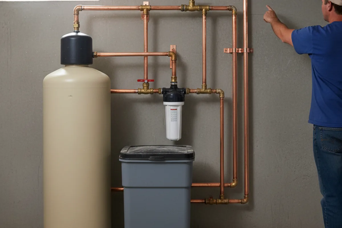 Whole-house water treatment system installed in Bloomsbury